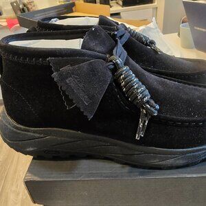 CLARKS WALLABEE EDEN Black / Black Suede [26179150] MENS Size 11 Boot Boots NEW